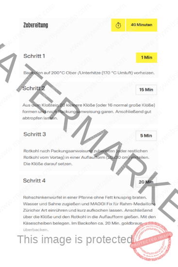 Essen - Knödel-Rotkohl-Auflauf, Zubereitung