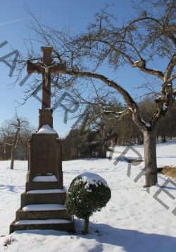Wegkreuz Bildechingen im Ried, 12.02.2021